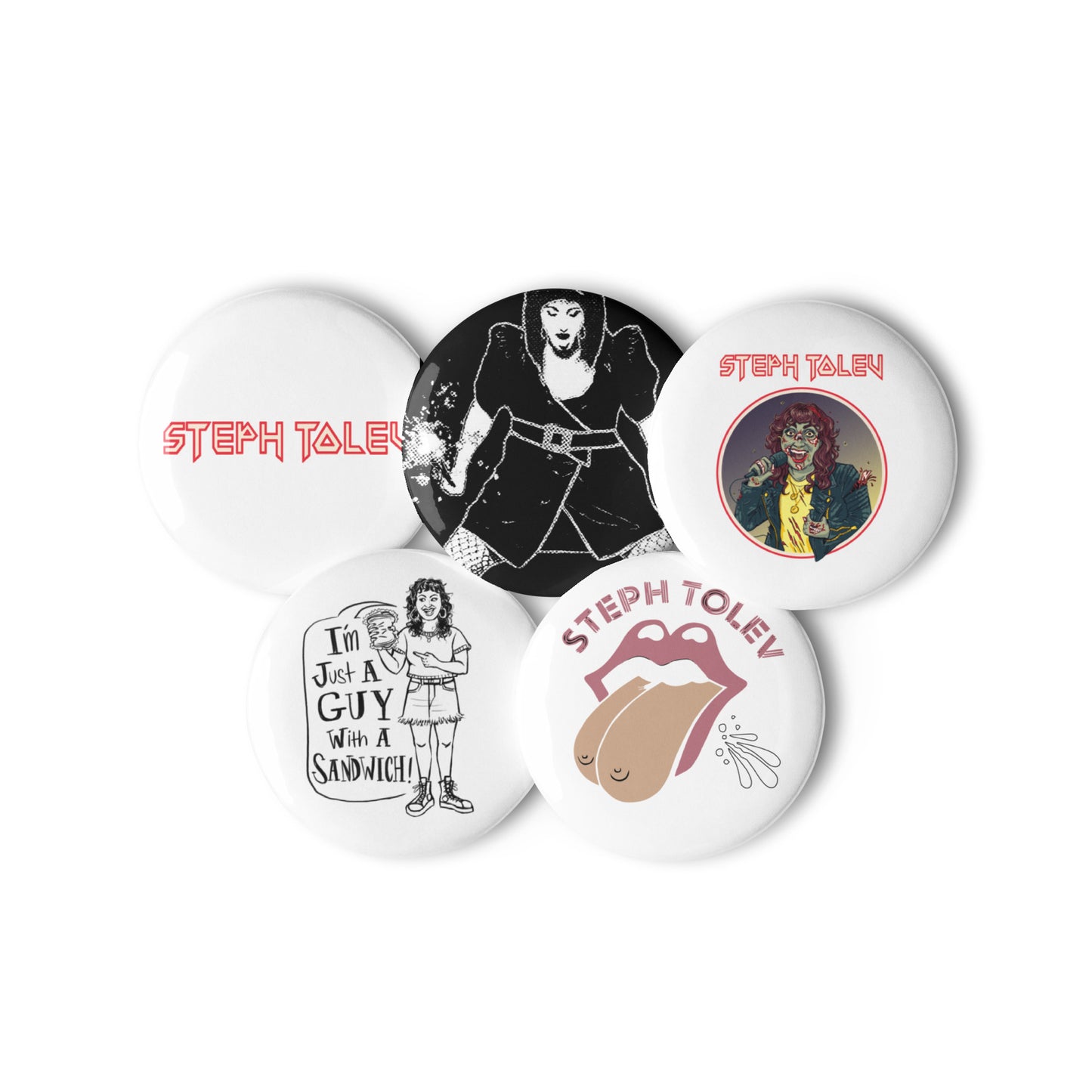 Set of Steph Tolev Pins