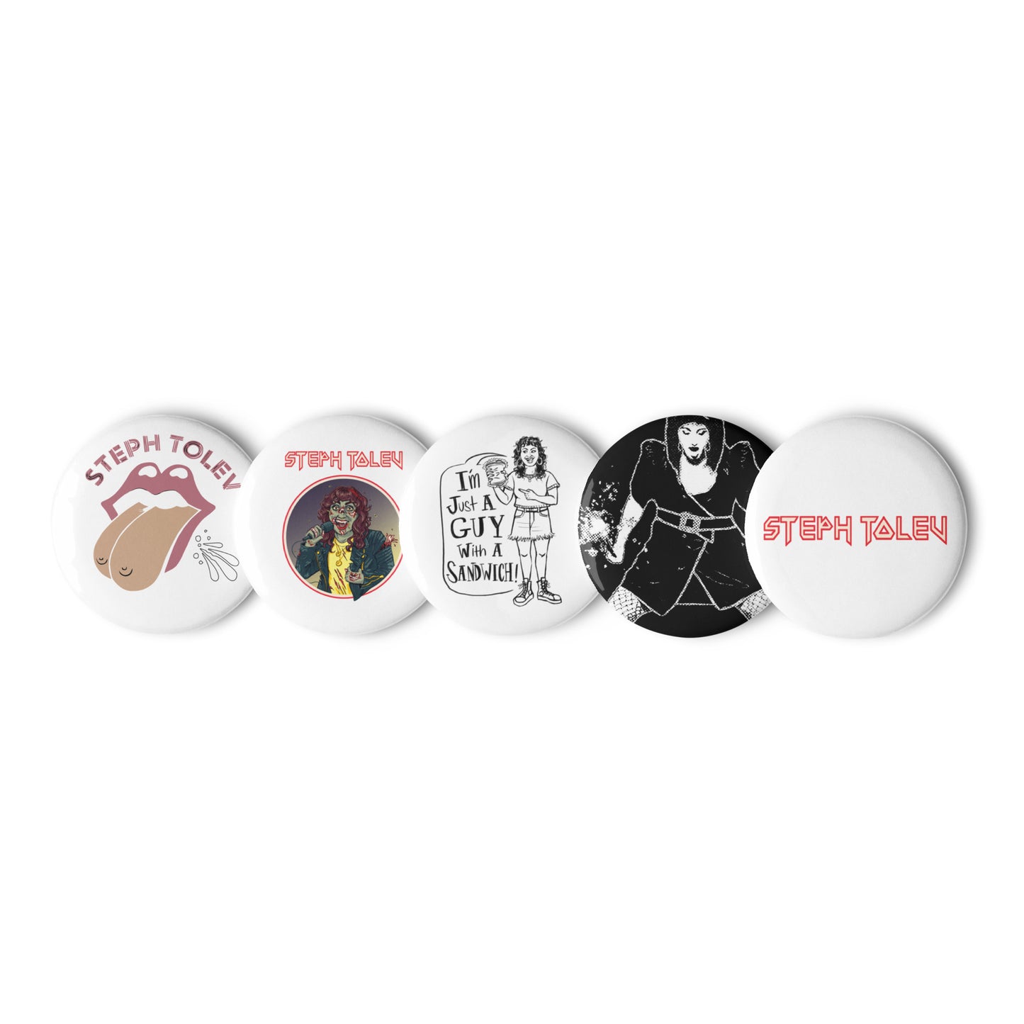 Set of Steph Tolev Pins